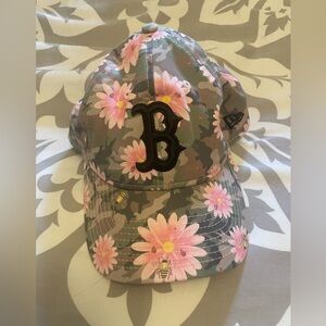 Floral Camouflage Boston Red Sox Baseball Cap
